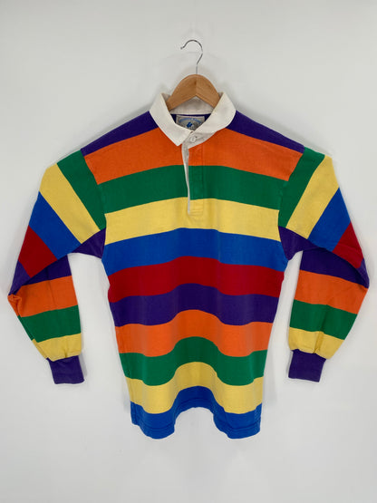 90’s LANDS’ END Made in USA Size L Rugby-Shirt / K8709