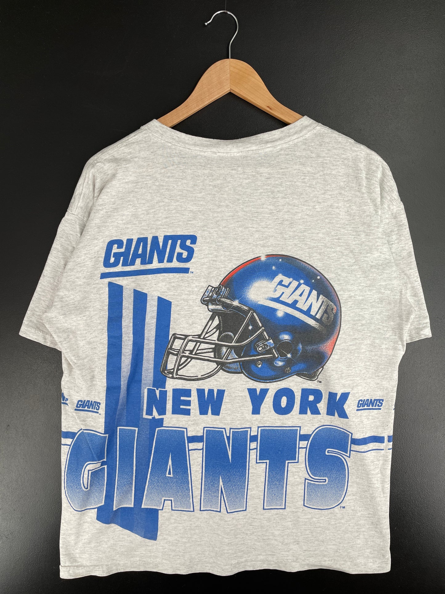 1993 SALEM x NEW YORK GIANTS Made in USA Size XL Vintage NFL T-Shirt / E2881T