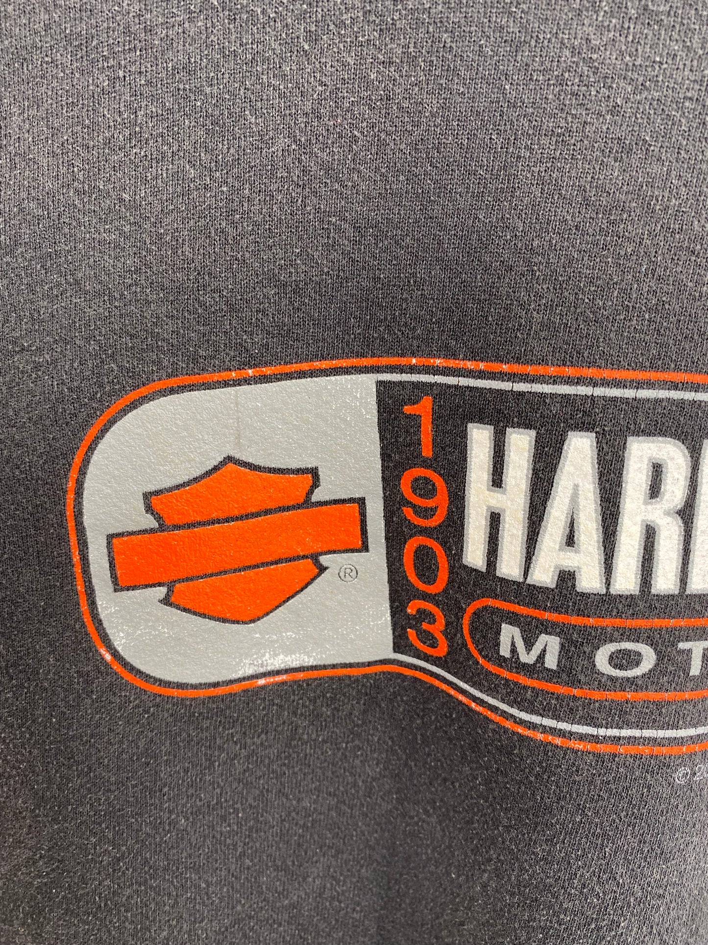 2001 HARLEY DAVIDSON Size No Tag (Approx.XL) Vintage Sweat-shirt / K9020
