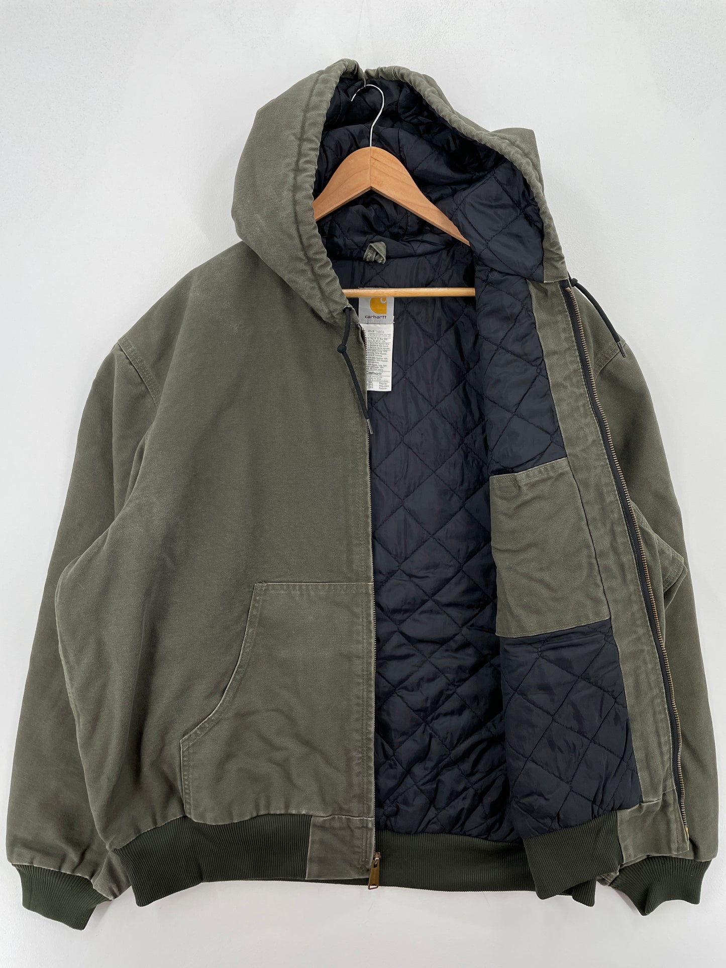 Vintage CARHARTT Size XL Hoodie Duck Jacket / A8006