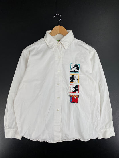 90's DISNEY MICKEY Size Approx.S-M Vintage Button down Shirts / E2167B