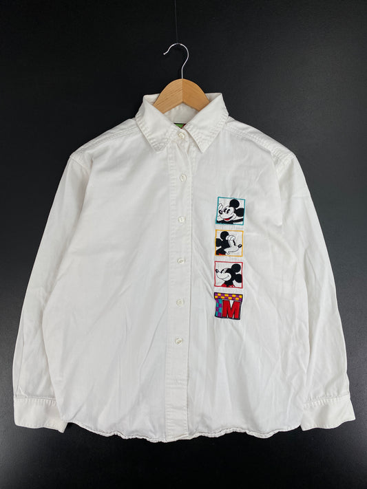 90's DISNEY MICKEY Size Approx.S-M Vintage Button down Shirts / E2167B