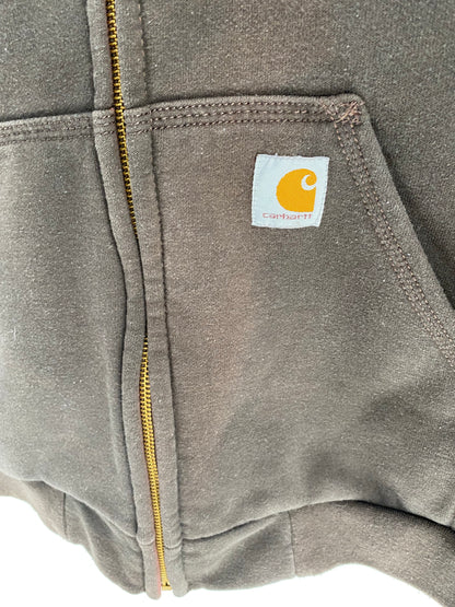 Vintage CARHARTT Size L Zip-up Hoodie Sweat-Shirt / K8493