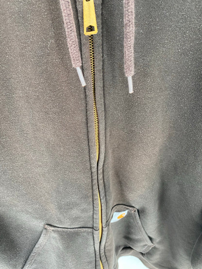 Vintage CARHARTT Size L Zip-up Hoodie Sweat-Shirt / K8493