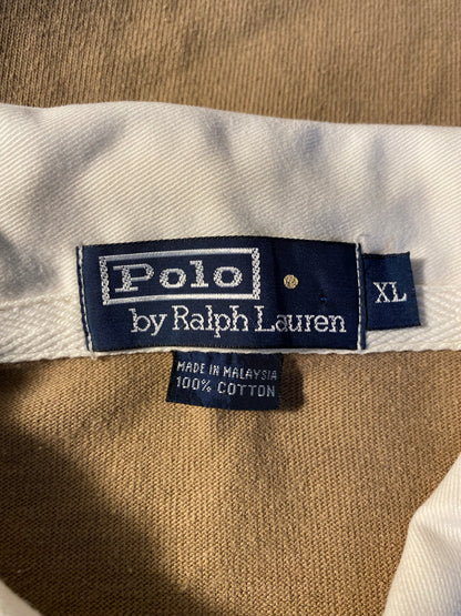 Vintage POLO RALPH LAUREN Size XL Rugby-Shirt / k6948