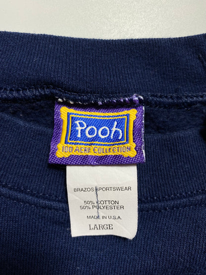 90's DISNEY POOH TIGGER Made in USA Size L Vintage Sweat-shirt / K7733