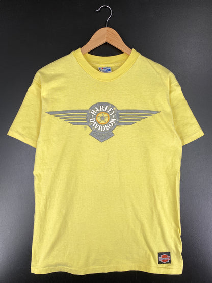 1989 HARLEY DAVIDSON Made in USA Size L Vintage T-Shirt / A5552