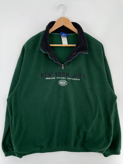 Vintage NEW YORK JETS Size XL NFL Fleece / E5167S