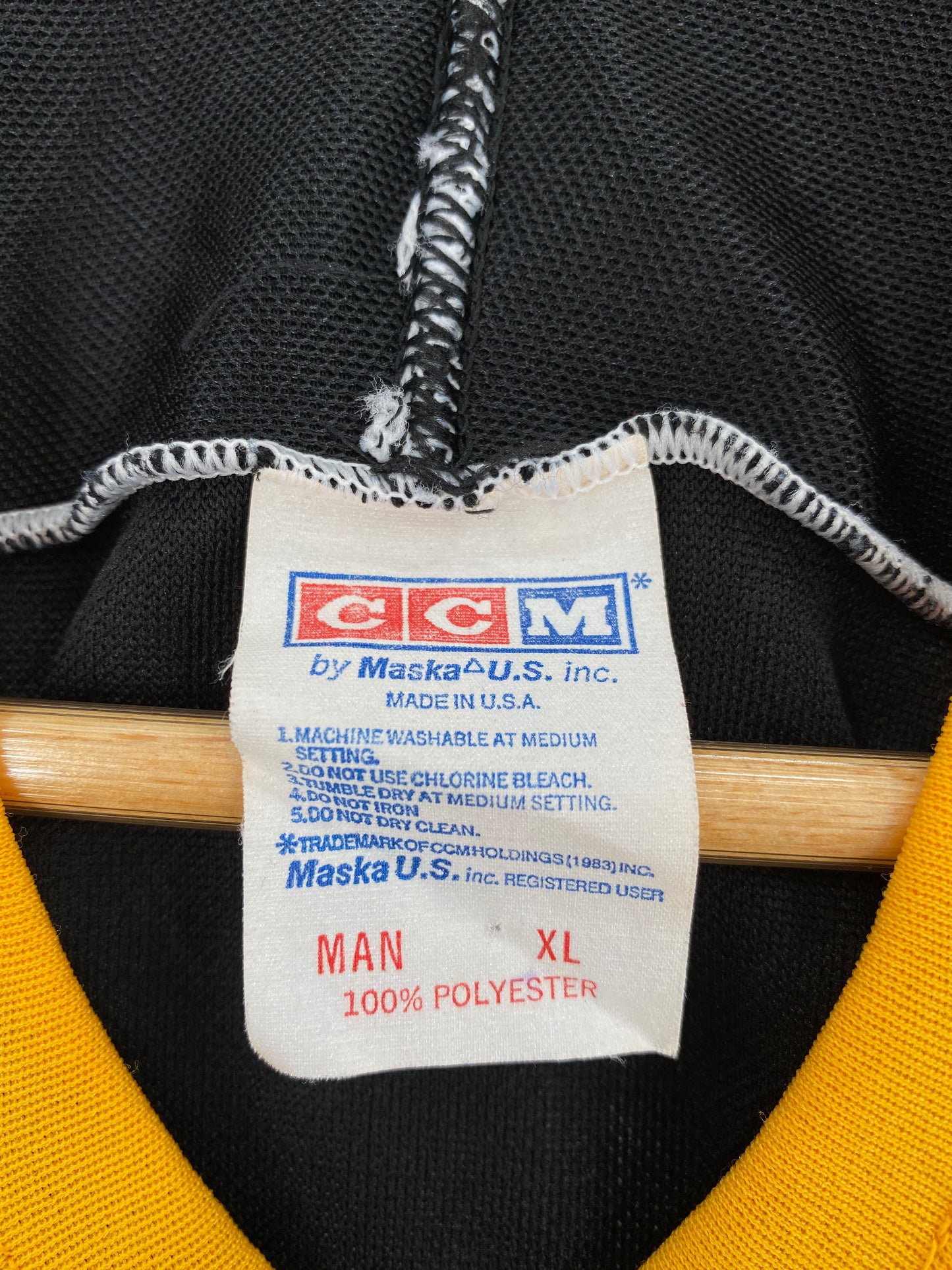 Vintage PITTSBURGH PENGUINS Made in USA Size XL NHL Hockey Hockey Game Shirt / A5387