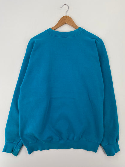 90’s NANTUCKET Made in USA Size L College Sweat-shirt / A9668