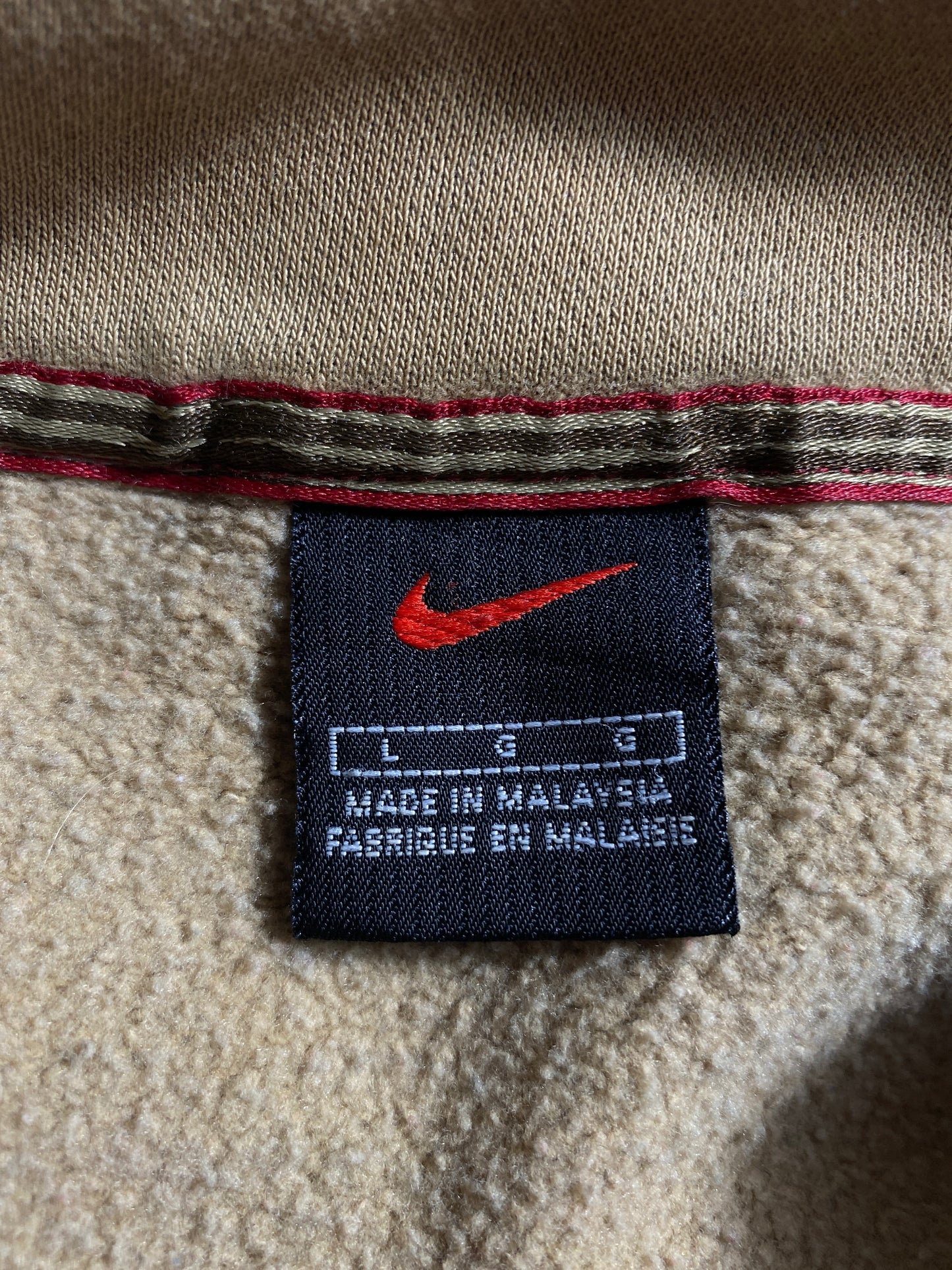 00’ NIKE Size L Vintage Half Zip Sweatshirt / K2049