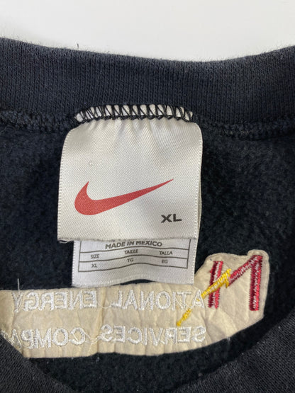 90's NIKE MINI SWOOSH x NATIONAL ENERGY SERVICES COMPANY Size XL Vintage Sweat-shirt / A919