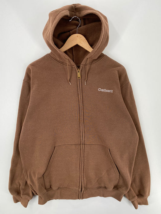 Vintage CARHARTT Size M Zip-up Hoodie Sweat-Shirt / A458