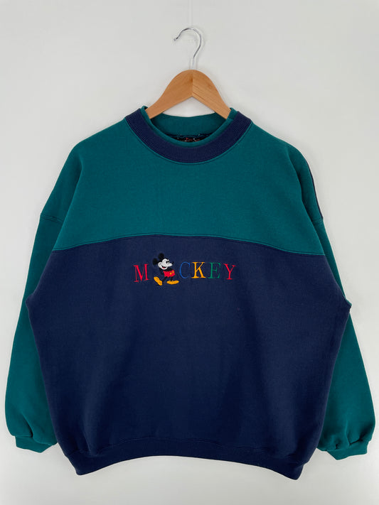 Vintage DISNEY MICKEY Size No Tag (Approx.XL) Sweat-shirt / A3824
