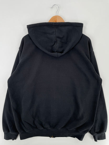 Vintage CARHARTT Size L Hoodie Zip-up Sweat-Shirt / E2632S