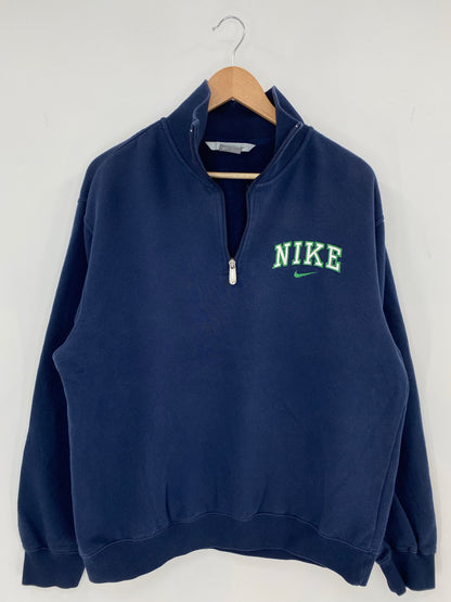 00' NIKE Size L Vintage Half-zip Sweat shirt / K8023