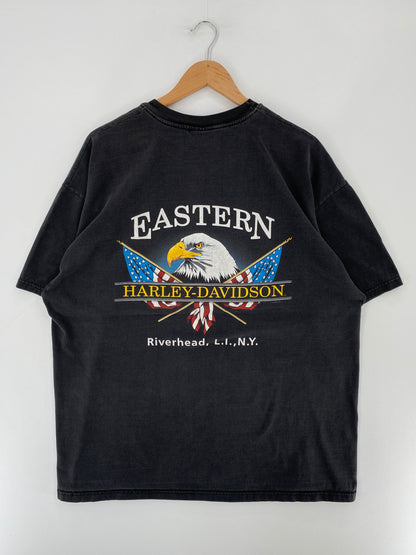 90's HARLEY DAVIDSON Made in USA Size XXL Vintage T-Shirt / E5594T