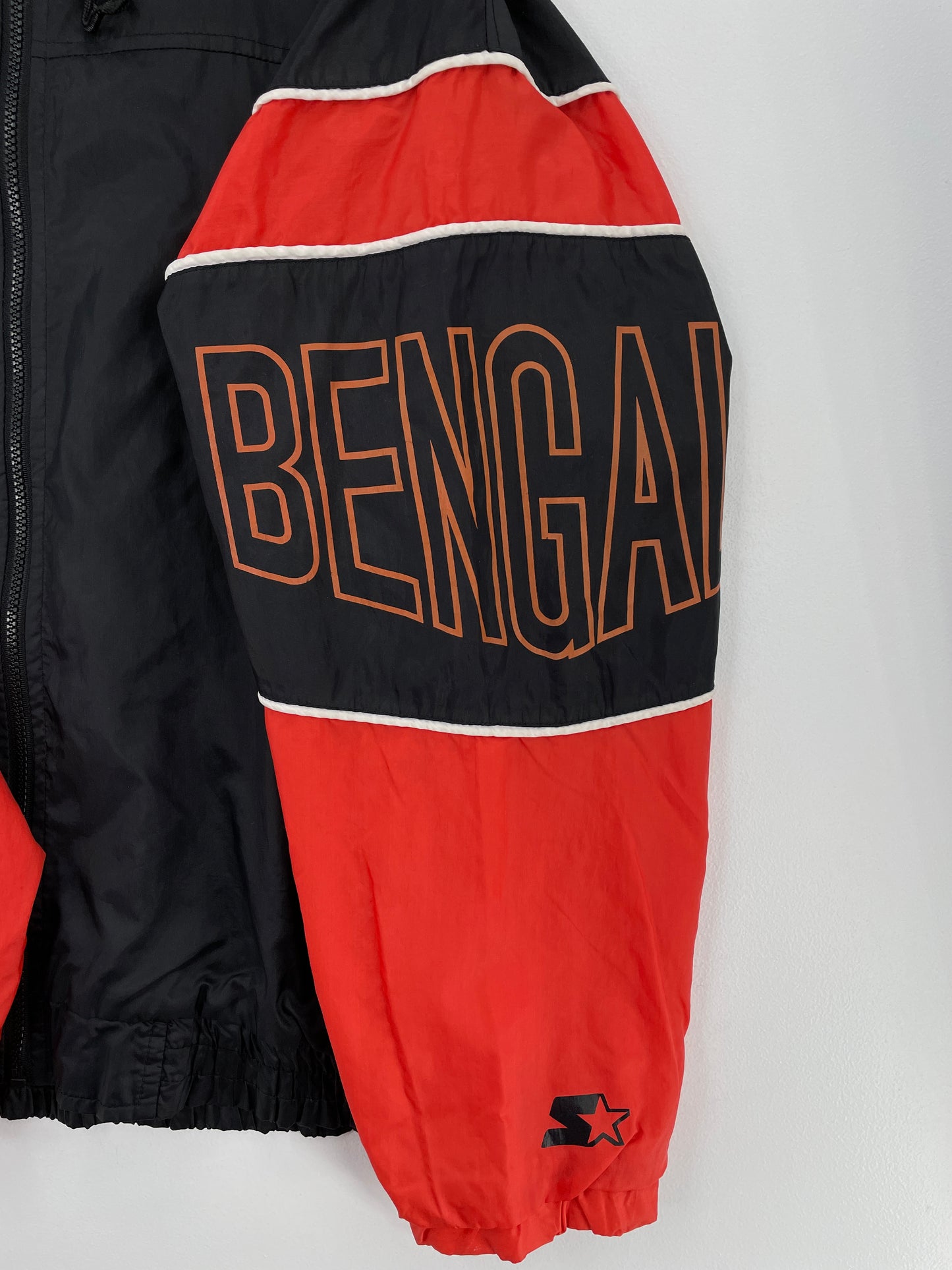 90's STARTER x CINCINNATI BENGALS Size L Vintage NFL Nylon Jacket / A9811