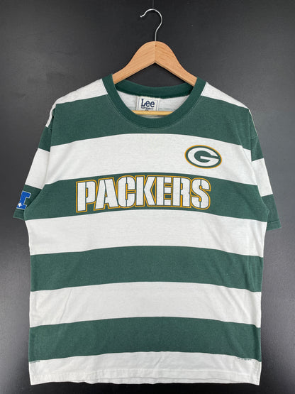 1997 GREEN BAY PACKERS Made in USA Size L Vintage NFL T-Shirt / E6025T