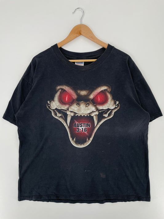 1998 STONE COLD AUSTIN 3:16 Size XL Vintage WWF T- Shirt / A1863