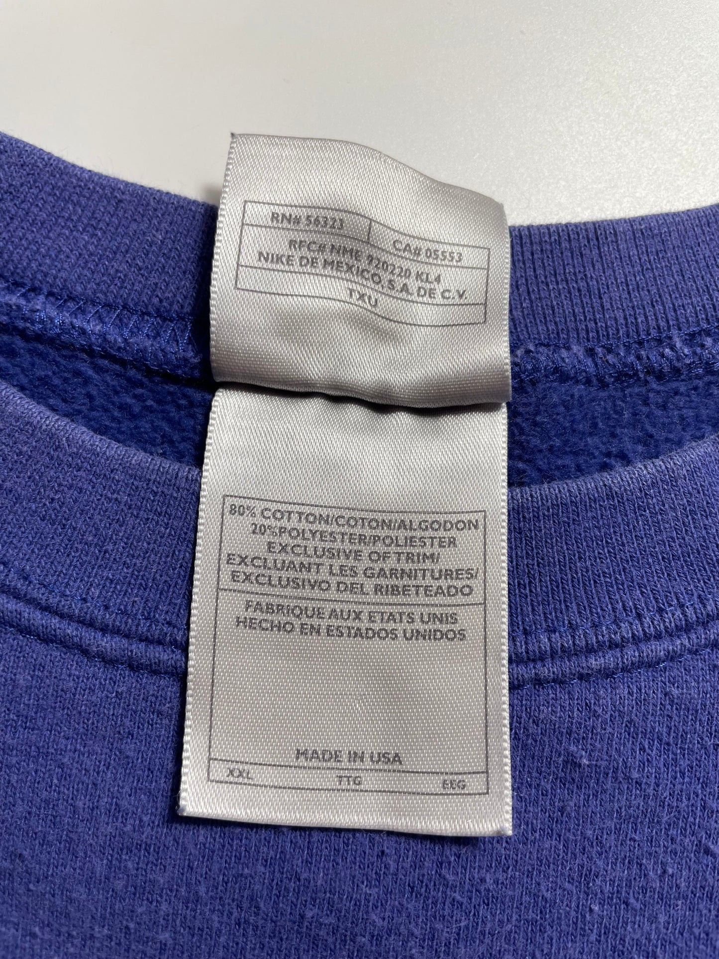 90’s NIKE MINI SWOOSH Made in USA Size XXL Vintage Sweat-shirt / A9841