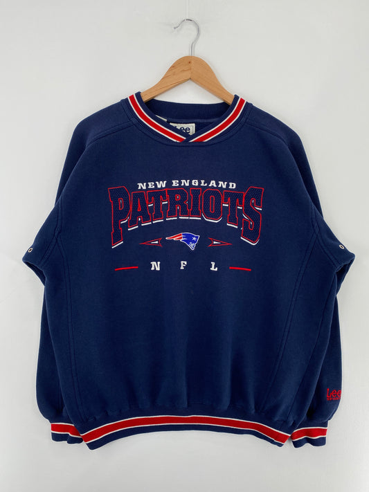 90’s NEW ENGLAND PATRIOTS Size L Vintage NFL Sweat-shirt / E5113S