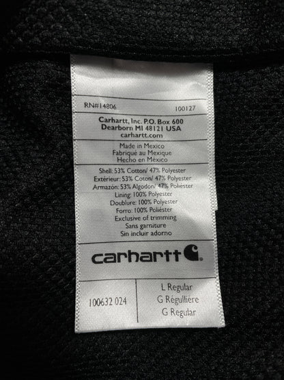 Vintage CARHARTT Size L Zip-up Hoodie Sweat-Shirt / E4359S