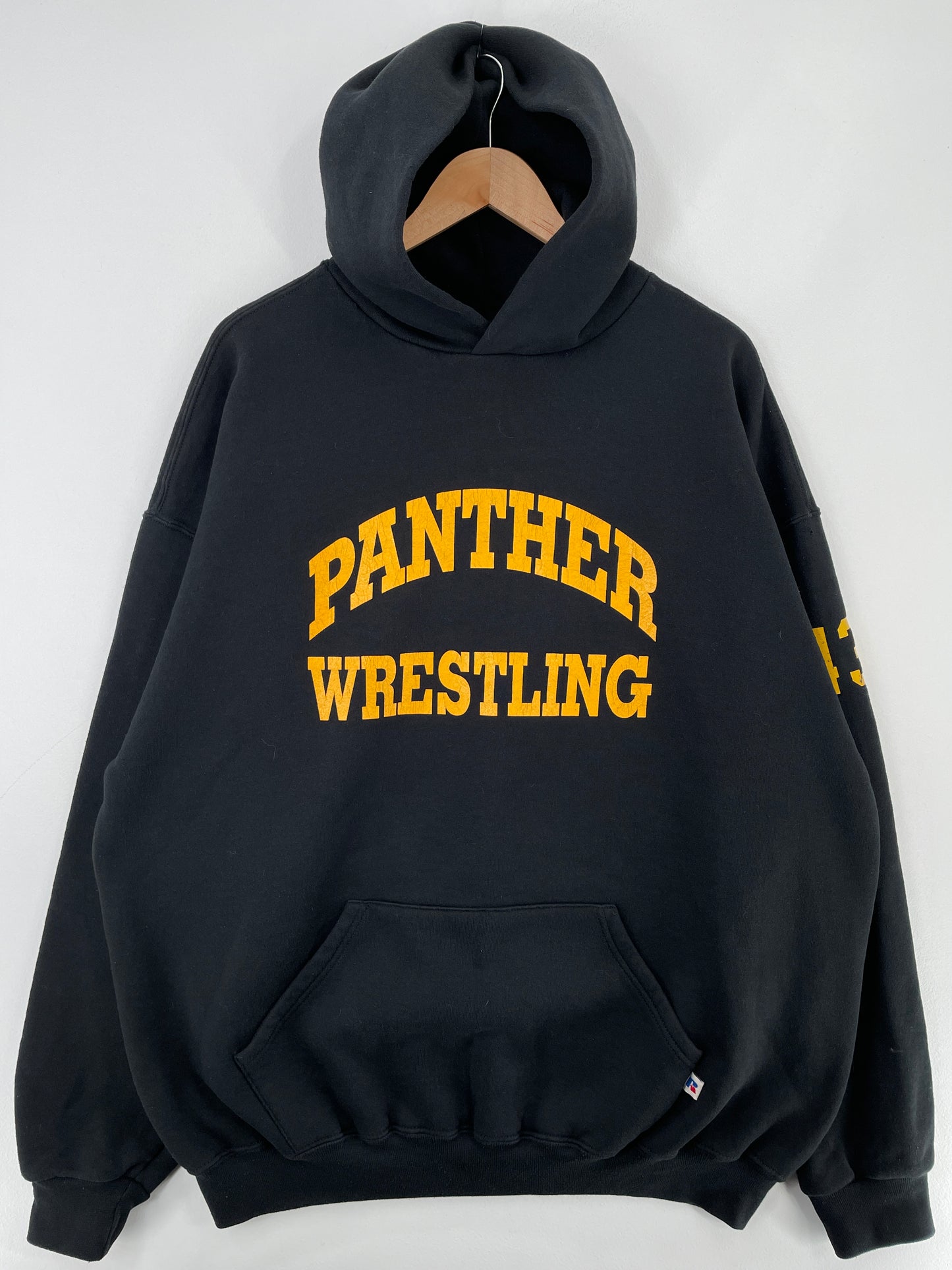 90’s RUSSELL x PANTHER WESTLING Size XXL Hoodie Sweat Shirt / E4965S