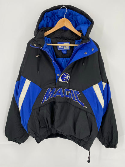 90's STARTER ORLANDO MAGIC Size L Vintage NBA Nylon Jacket / K5628