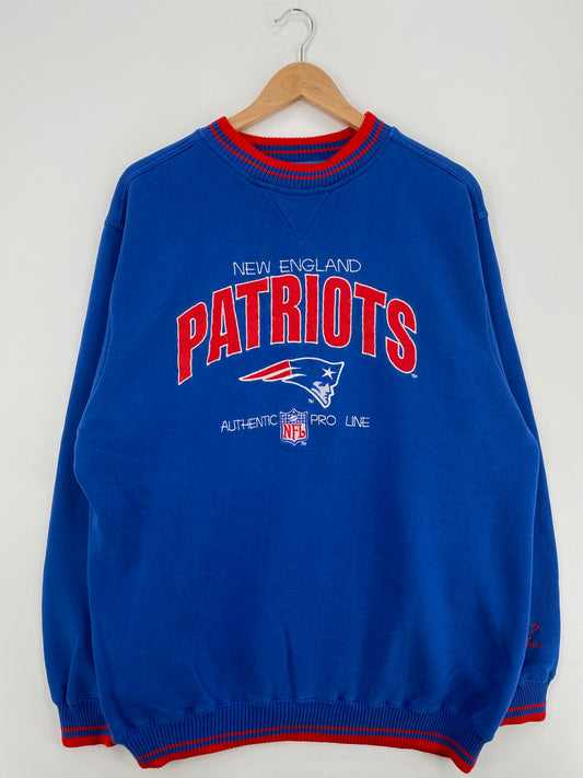 90's NEW ENGLAND PATRIOTS Size XXL Vintage NFL Sweat-Shirt / A5177