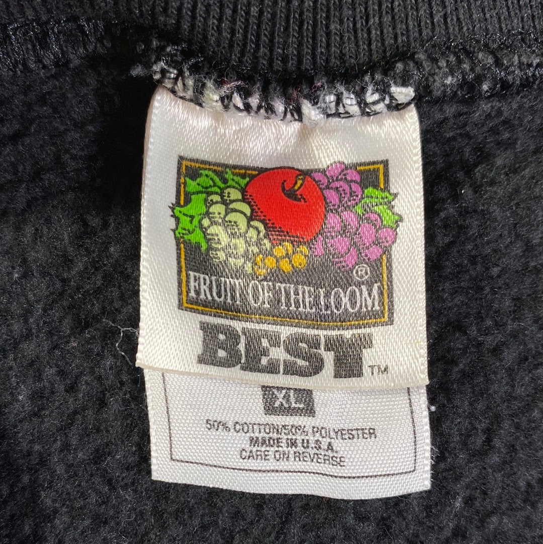 .1993 LOONEY TUNES TAZ x PITTSBURGH STEELERS Made in USA Size XL Vintage NFL Sweat-shirt / E5525S