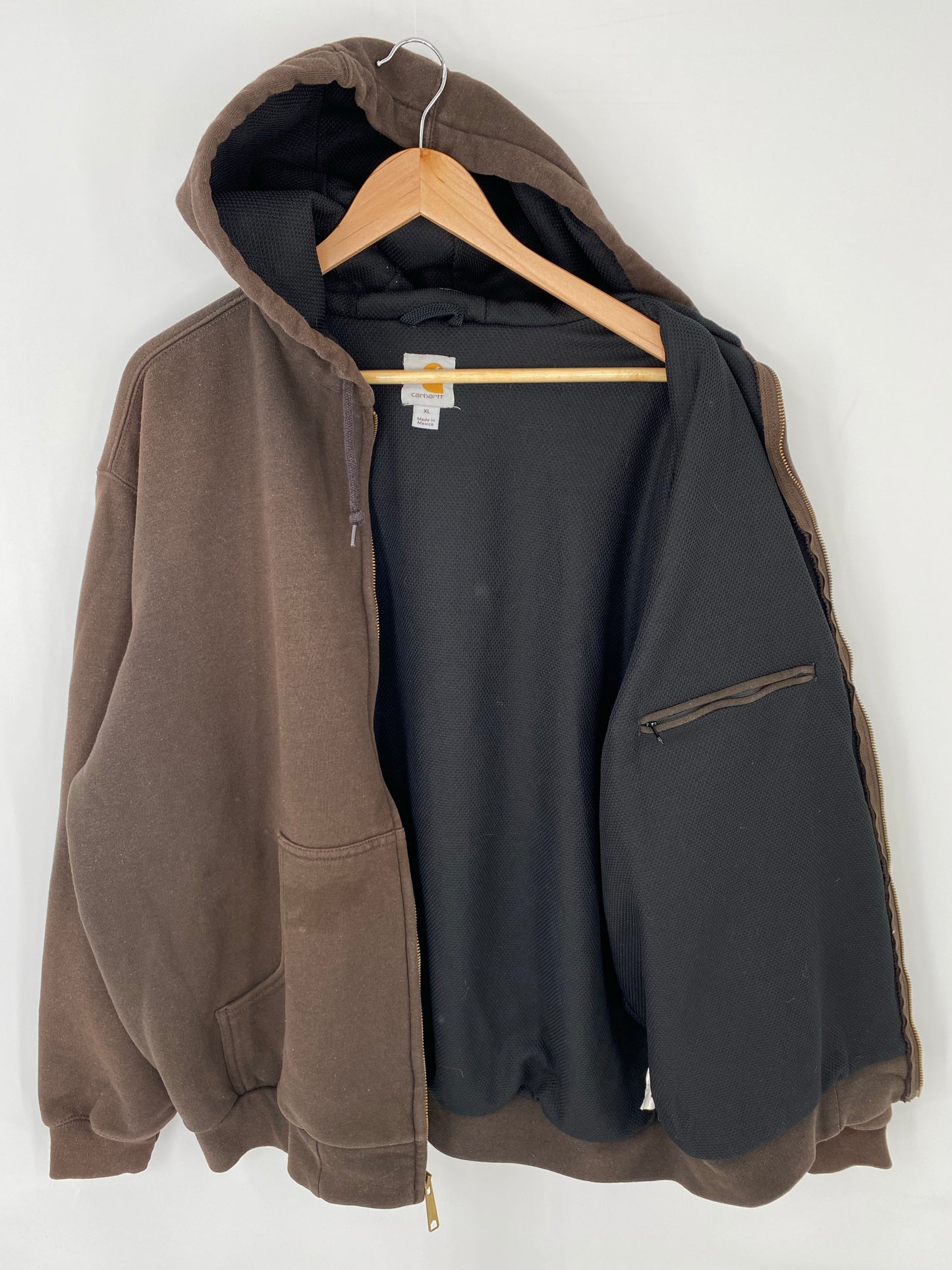 Vintage CARHARTT Size XL Zip-up Hoodie Sweat-Shirt / K8498