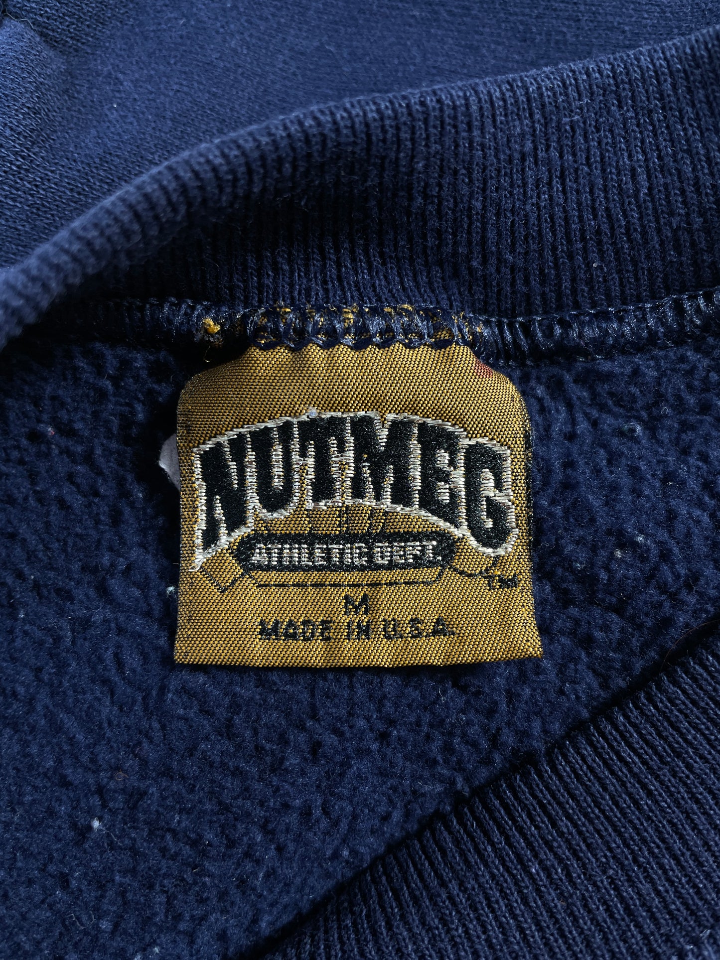 90's NOTRE DAME Made in USA Size M Vintage College Sweat-Shirt / E6645S