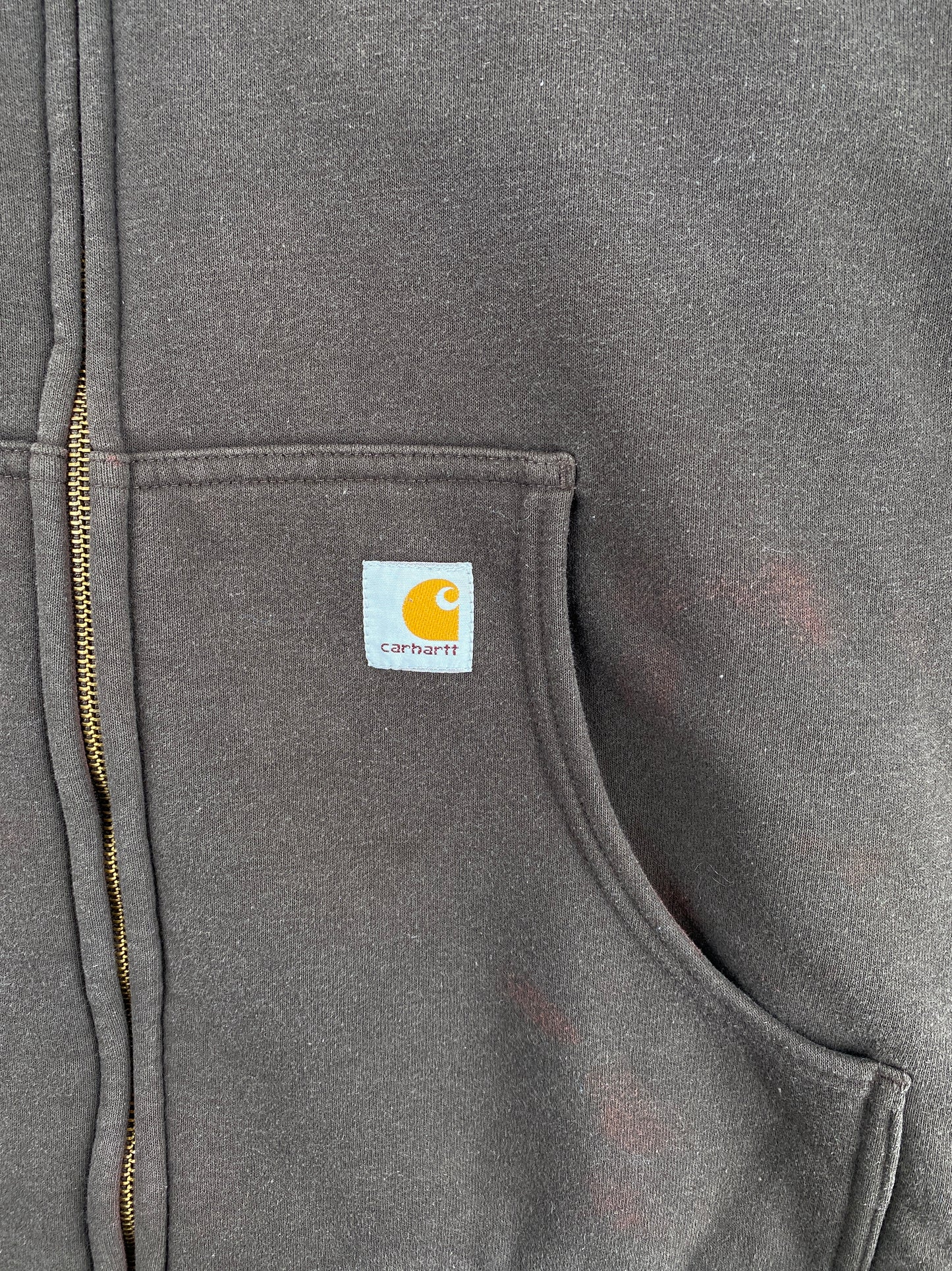Vintage CARHARTT Size XL Double Face Zip-Up Hoodie Sweat-Shirt / A5488