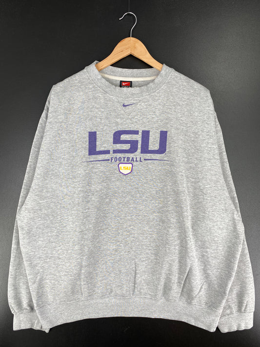 00' NIKE LSU Size XL Vintage College Sweat-shirt / A5690