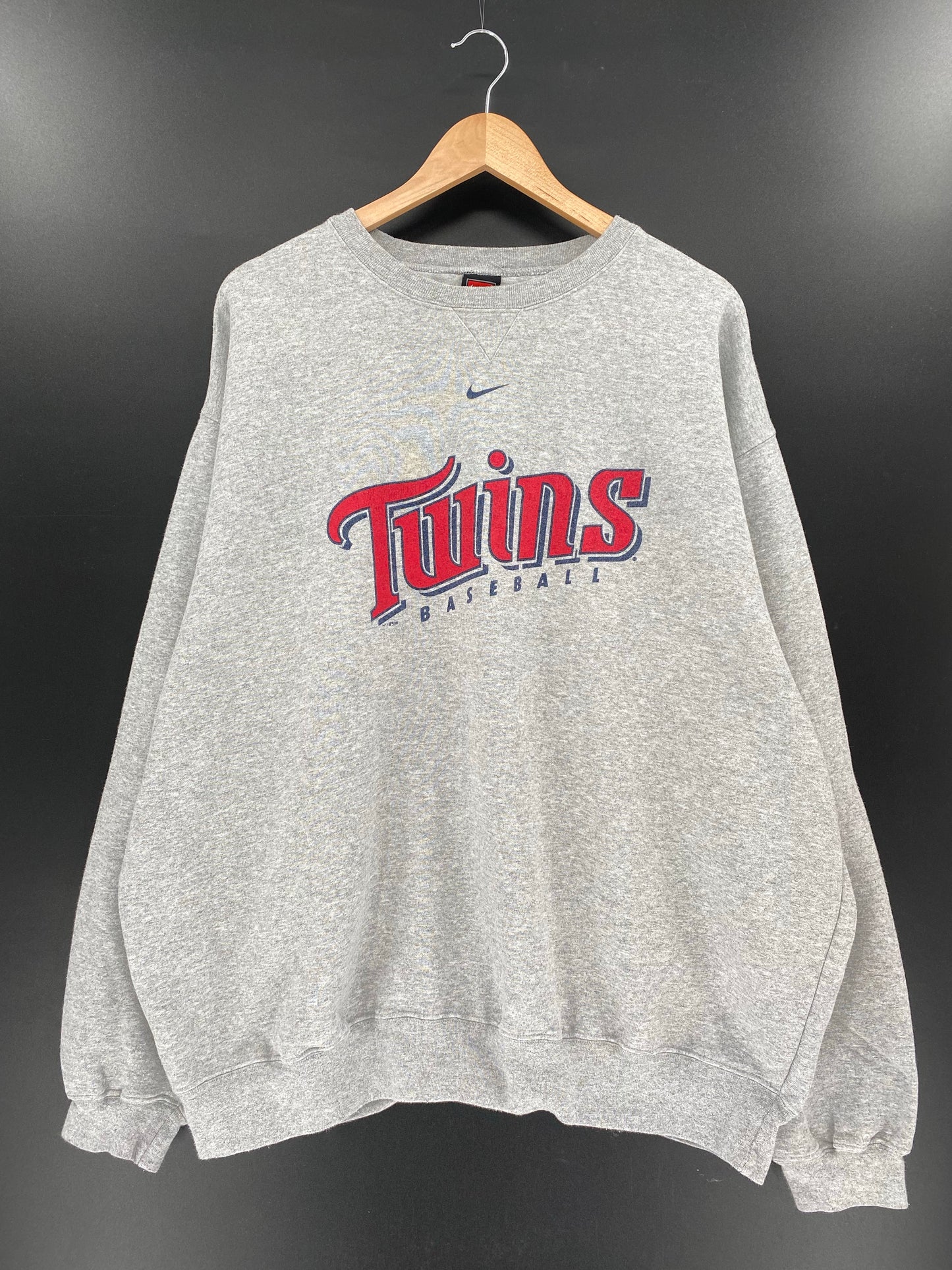 00' NIKE MINNESOTA TWINS Size XXL Vintage Sweat shirt / K5181
