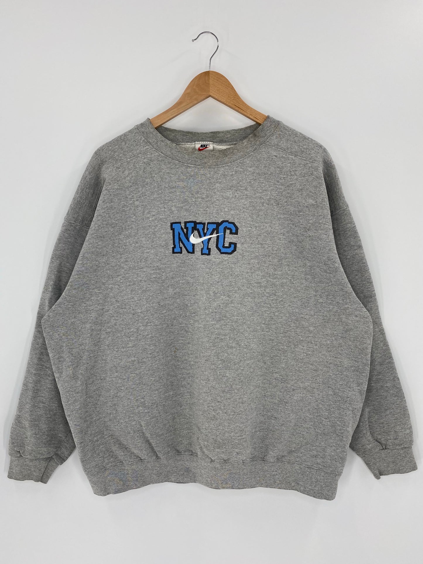90’s NIKE NYC Made in USA Size XL Vintage Sweat-shirt / K5955