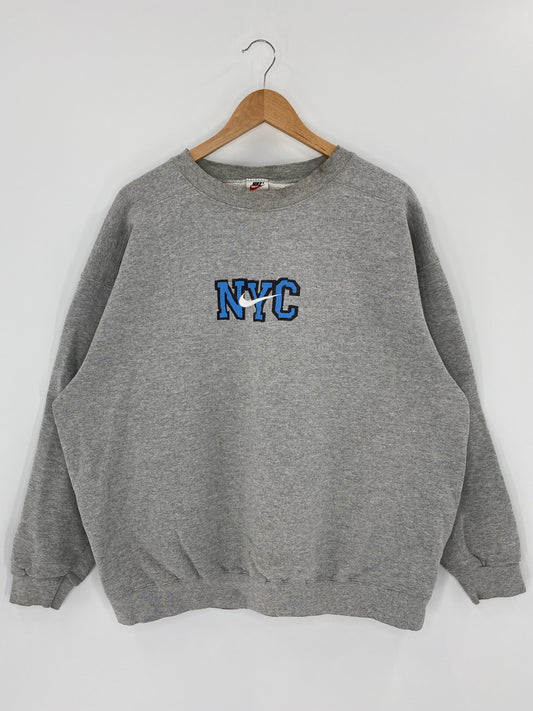 90’s NIKE NYC Made in USA Size XL Vintage Sweat-shirt / K5955