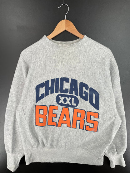 90's CHICAGO BEARS Size M Vintage NFL Sweat-shirt / A543