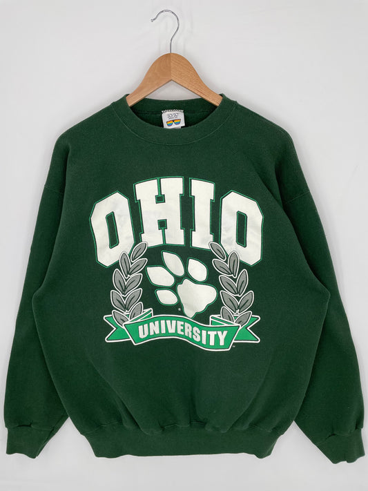 90’s OHIO UNIVERSITY Size XL College Sweat-shirt / K9466