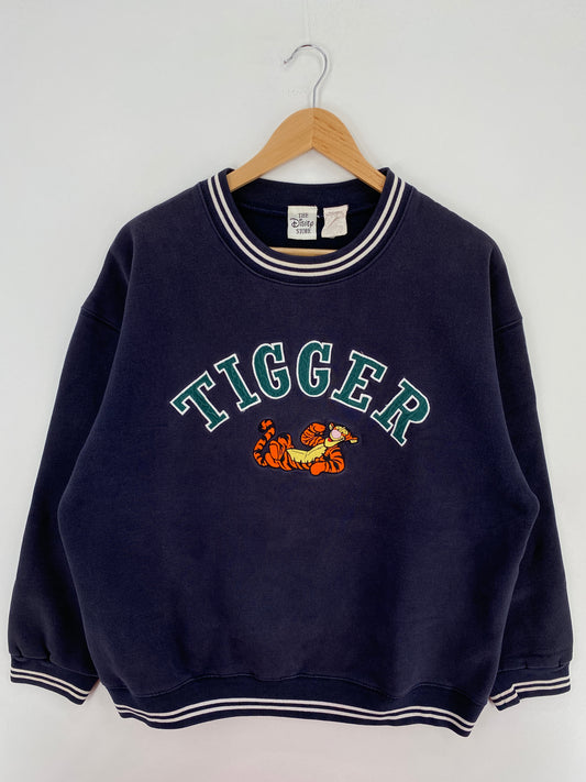 00' DISNEY TIGGER Size L Vintage Sweat-shirt / A4618