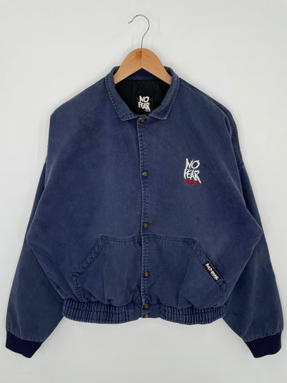 90’s NO FEAR Size L Cotton Jacket  / K8381