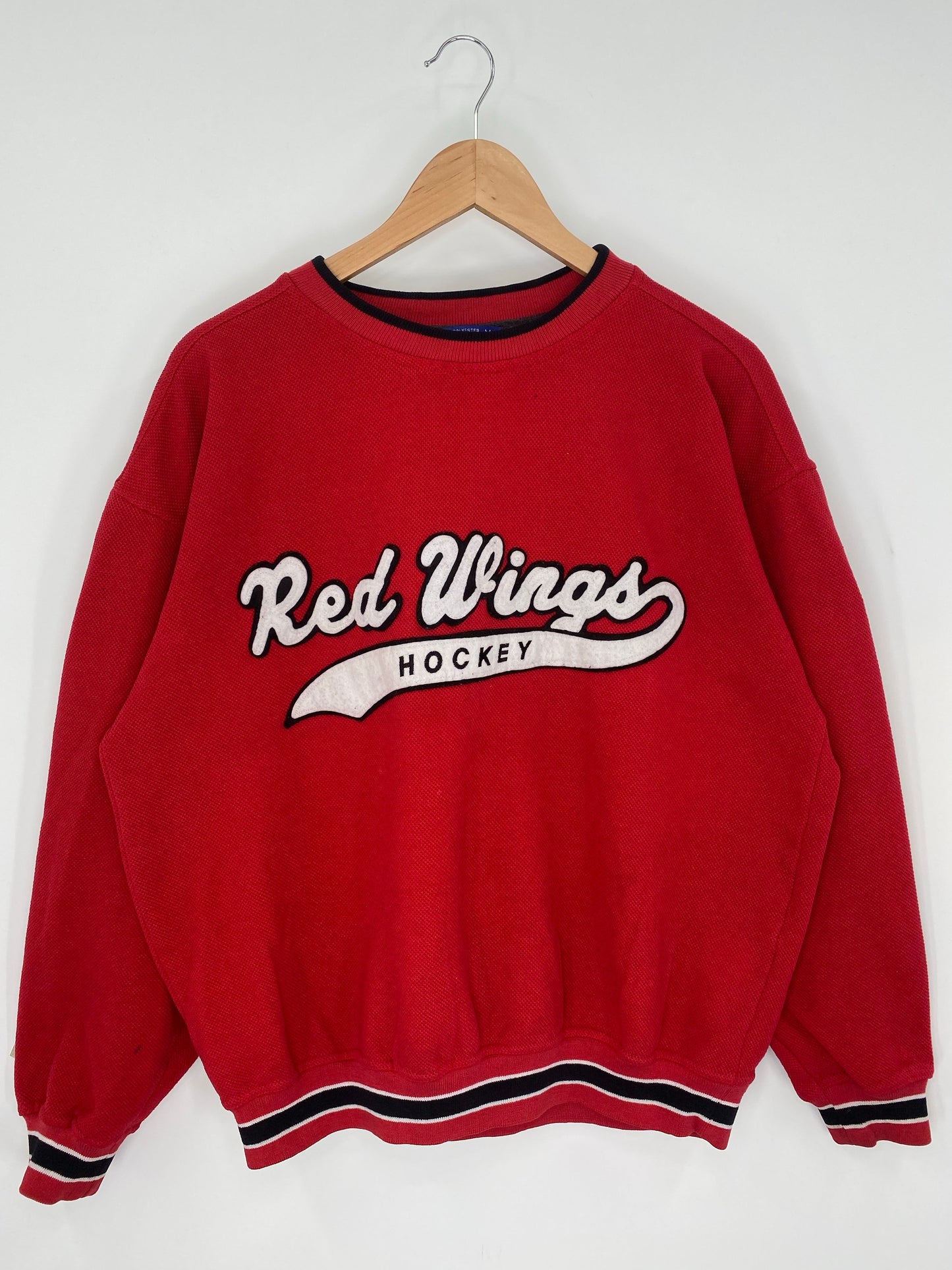 90's STARTER x DETROIT RED WINGS Size M Vintage NHL Sweat-Shirt / A8088