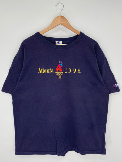 1996 ATLANTA OLYMPIC Size XL Vintage T- shirt / K9886