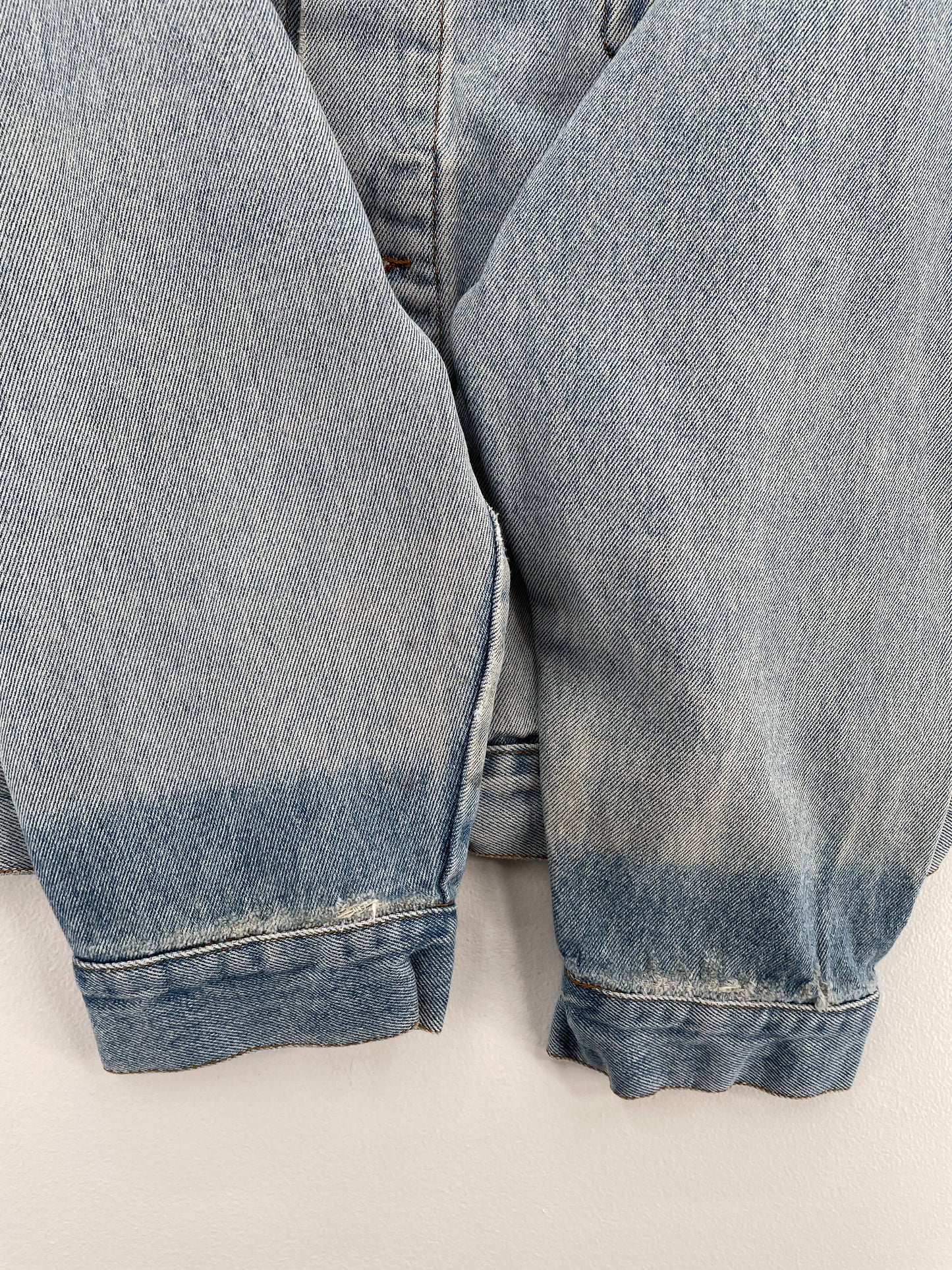 90's CAMEL Made in USA Size XL Vintage Denim Jacket / A9756