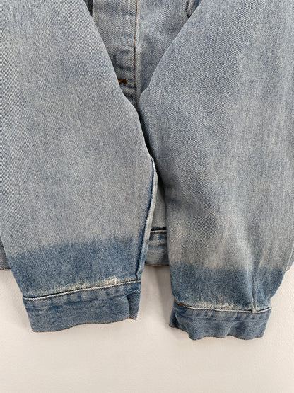 90's CAMEL Made in USA Size XL Vintage Denim Jacket / A9756