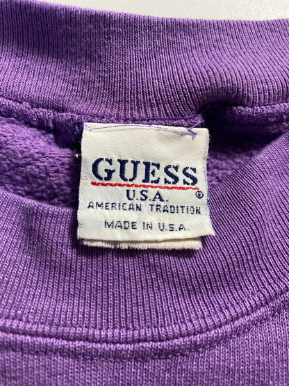 90’s GUESS Made in USA Size Approx.L Sweat-Shirt / A8954