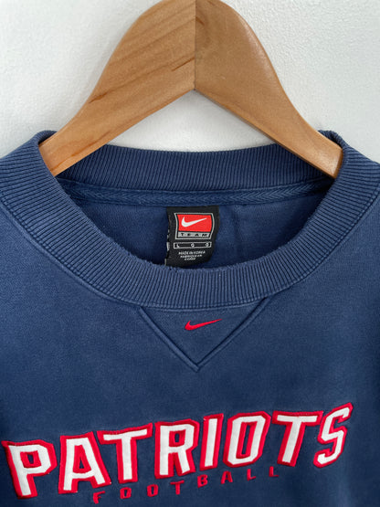 00' NIKE x NEW ENGLAND PATRIOTS Size L Vintage NFL Sweat-shirt / A8409