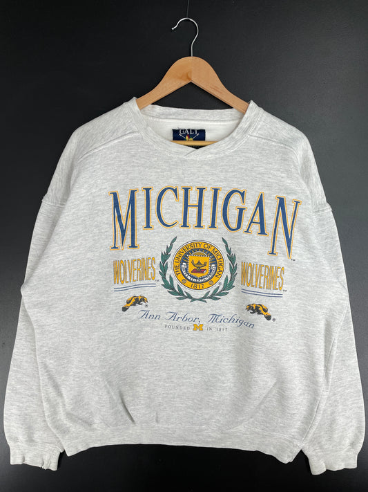 00' MICHIGAN STATE Size L Vintage College Sweat-shirt / E2810S