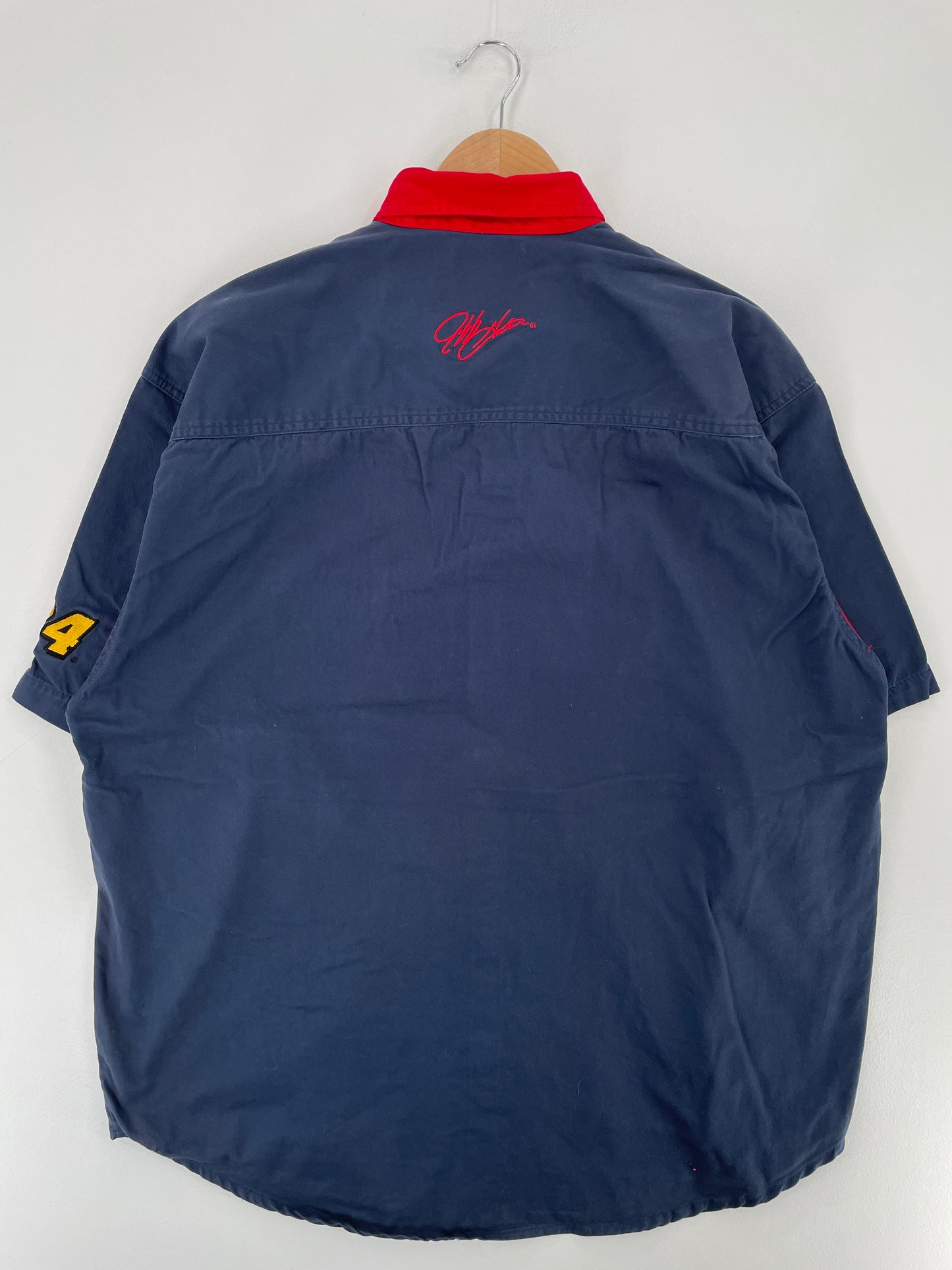 .Vintage DUPONT JEFF GORDON Size XXL Racing Button Down Shirt / E5504B